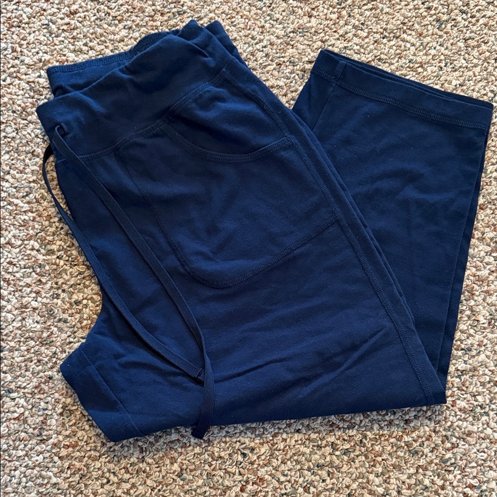 Athletic Works Navy Blue Activewear Capris